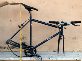 measuring bike frame height